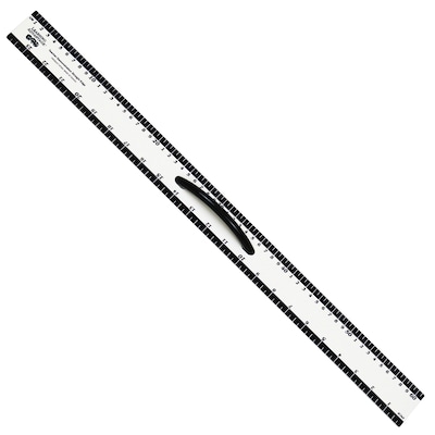 Learning Advantage Magnetic 24 Straight Edge, Black and White, Pack of 2 (CTU7593-2)