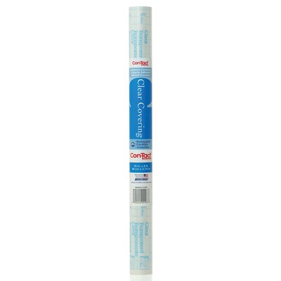Con-Tact® Self-Adhesive Covering, 18 x 9, Clear, 6 Rolls (KIT09FC9993-6)
