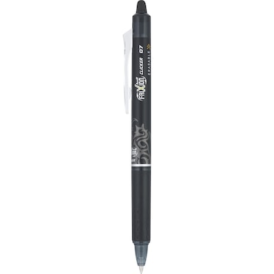  PILOT FriXion Clicker Erasable, Refillable & Retractable Gel  Ink Pens, Fine Point, Black Ink, 3-Pack (31464) : Office Products