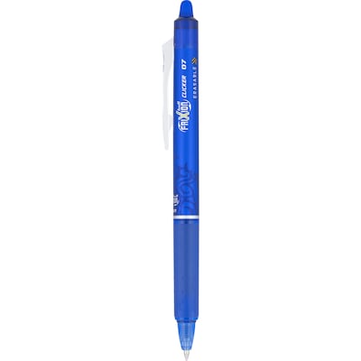 Pilot FriXion Ball Clicker Erasable Gel Pens, Fine Point, Blue Ink, Dozen  (31451) | Quill.com