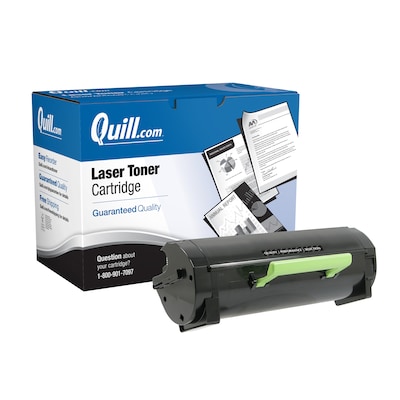 Quill Brand® Lexmark MS417 Remanufactured Black Laser Toner Cartridge, High Yield (51B0HA0)