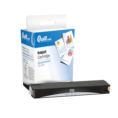 Quill Brand® HP 972XL Remanufactured Cyan Ink Cartridge, HighYield (L0R98AN)