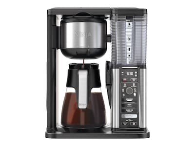 Ninja 10-Cups Automatic Drip Coffee Maker, Black/Stainless Steel (CM401)