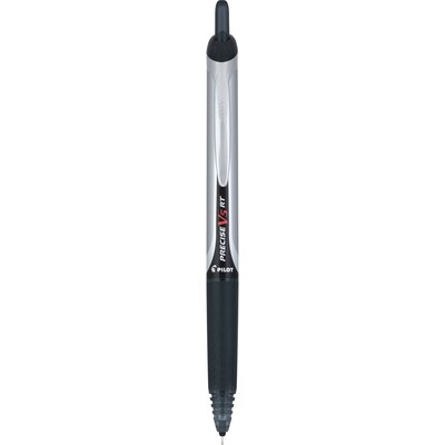 Pilot Precise V5 RT Retractable Rollerball Pens, Extra Fine Point, Black Ink, 30/Pack (84067)