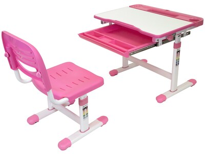Mount-It! 26 Kids Desk with Chair, Pink (MI-10203)