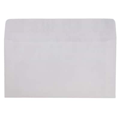JAM Paper® Tyvek Booklet Envelopes with Peel & Seal Closure, 6 x 11.375, White, 500/Box (367934165)