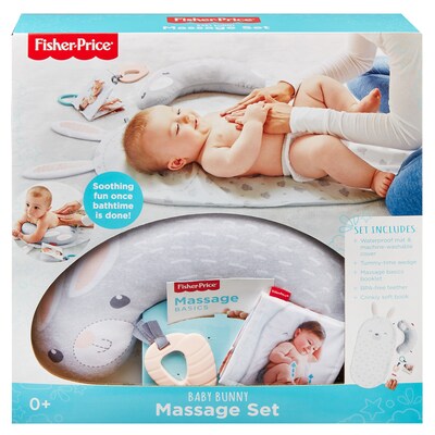 Fisher-Price Hoppy Dreams Baby Bunny Massage Set (GMV78)