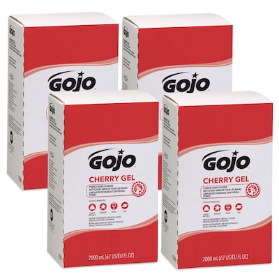 GOJOLiquid Hand Soap Refill for PRO TDX Dispenser, Cherry Scent, 4/Carton (7290-04)