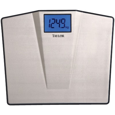 Taylor Precision Products 74104102 LCD Digital High-Capacity Scale, Silver,  550 lb. Capacity | Quill.com