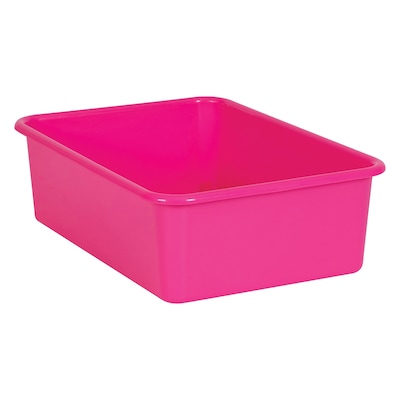 Lime Large Plastic Storage Bin - TCR20409, Teacher Created Resources