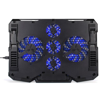 ENHANCE Cryogen Laptop Cooling Stand, USB Connectivity, Blue/Black (ENGXC20100BLWS)