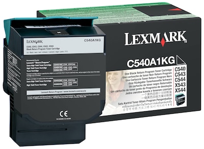 Lexmark C540 Black Standard Yield Toner Cartridge