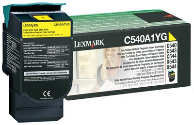 Lexmark C540 Yellow Standard Yield Toner Cartridge