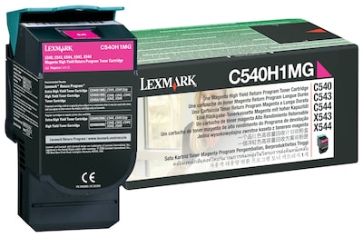 Lexmark C540 Magenta High Yield Toner Cartridge