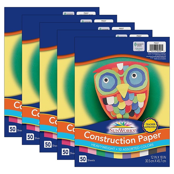 Colorations® Sky Blue 9 x 12 Heavyweight Construction Paper Pack - 50  Sheets Sky Blue Color