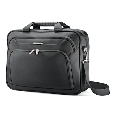 Samsonite Xenon 3.0 Laptop Briefcase, Black Polyester (89436-1041) |  Quill.com