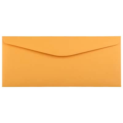 JAM Paper #11 Manila Envelopes, 4 1/2" x 10 3/8", Brown Kraft, 100/Pack (1633180A)