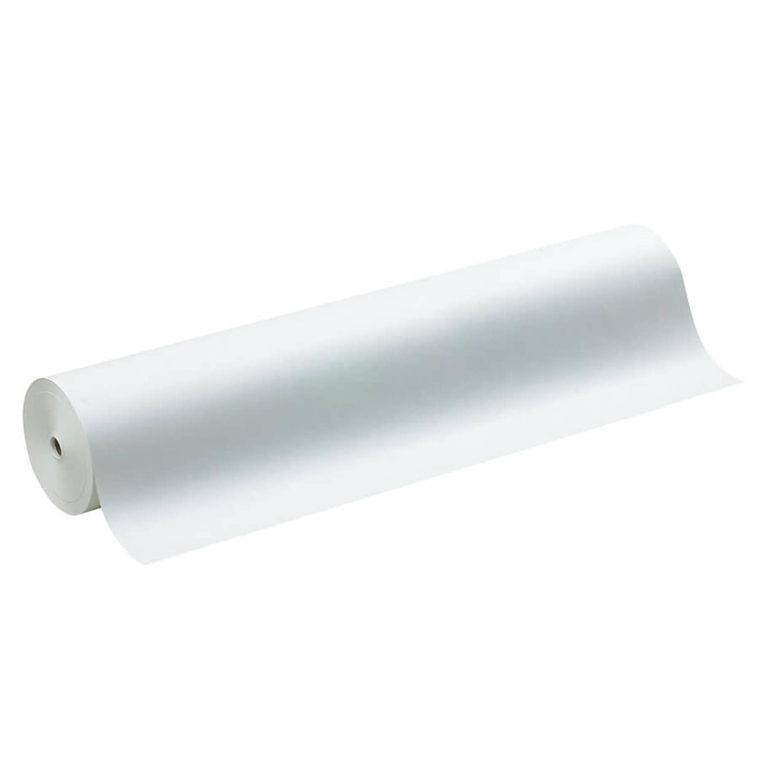 Pacon Lightweight Kraft Paper Roll, 48 x 1,000, White, 1 Roll (PAC5648)
