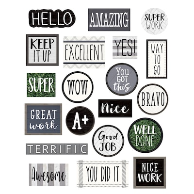 Teacher Created Resources® Modern Farmhouse Stickers, 120/Pack, 12 Packs (TCR8521-12)