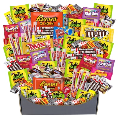 No Tricks, Just Treats Halloween Snack Box, 140/Box (700-00084)