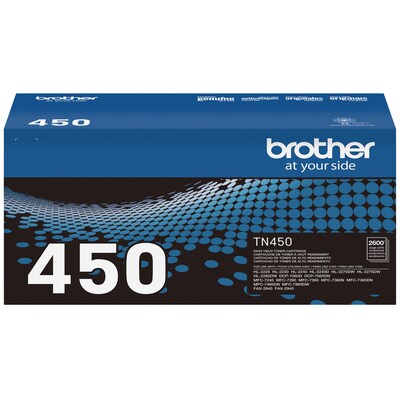 Brother TN450 High Yield Black Laser Toner Cartridge | Quill.com