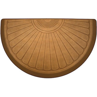 mats® Studio Semi Sunburst 36" x 22" Floor Mat, Copper Leaf (STS3622CL)