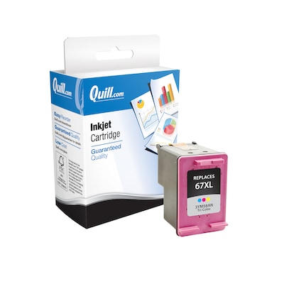 Quill Brand® HP 67XL Remanufactured Tri-Color Ink Cartridge, High Yield (QUL118288DS)