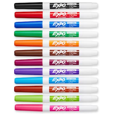 Fine Tip Dry Erase Marker - USA Made - 4 Pack - Brilliant Promos - Be  Brilliant!