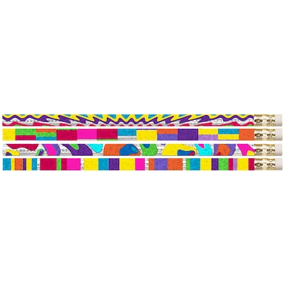 Musgrave Pencil Company Watercolors Motivational/Fun Pencils, 12/Pack, 12 Packs (MUS2396D-12)