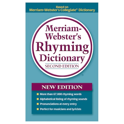 Merriam-Websters Rhyming Dictionary, Pack of 3