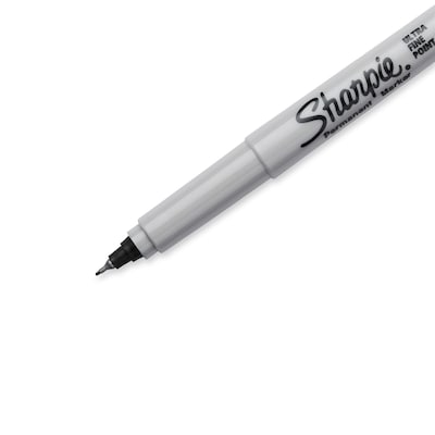 Sharpie Retractable Ultra Fine Point Permanent Markers, Black, Set of 2