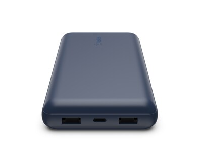 Belkin USB-A/USB-C Power Bank for Multiple Brands, 20000 mAh, Blue (BPB012btBL)