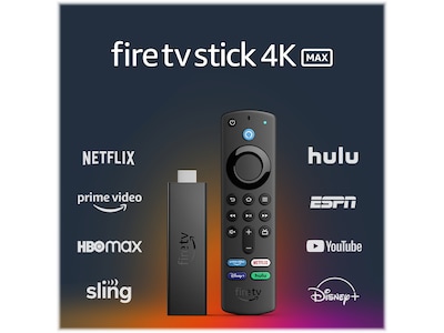 Amazon Fire TV Stick 4K Max B08MQZXN1X Streaming Media Player, Black |  Quill.com