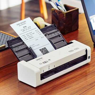 Brother ADS-1200 Desktop Scanner for Documents with Duplex, White |  Quill.com