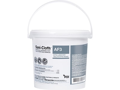 Sani-Cloth AF3 Disinfecting Wipes, 160/Pail, 2 Pails/Carton (P1450PCT)