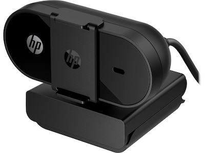 HP 320 FHD 1080p Webcam, 2 Megapixels, Black (53X26AA#ABL)