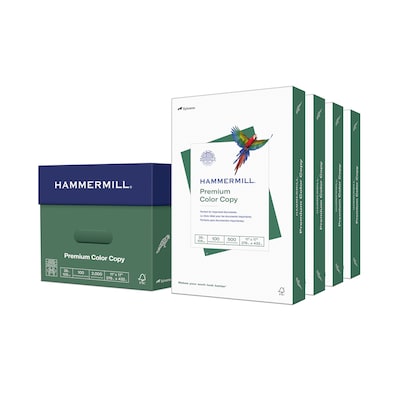 Hammermill Premium 11" x 17" Color Copy Paper, 28 lbs., 100 Brightness, 2000 Sheets/Carton (102541)