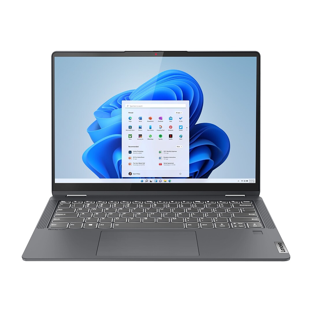 Lenovo IdeaPad Flex 5 14IAU7-82R7 14" Laptop, Intel Core i7, 16GB Memory,  512GB SSD, Windows 11 (82R | Quill.com