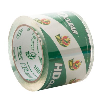 Duck HD Clear Heavy Duty Packing Tape, 3" x 54.6 yds., Clear, 6/Pack  (307352/7496) | Quill.com