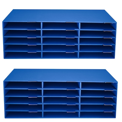 AdirOffice 11-Compartment Wood Vertical Paper Sorter Literature File  Organizer & Reviews