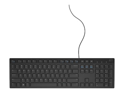 Dell Multimedia KB216 Wired Keyboard, Black (580-ADMT)