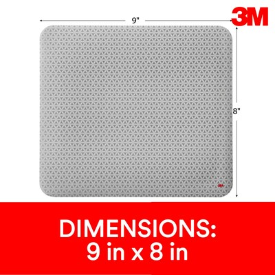 3M™ Precise™ Mouse Pad Enhances the Precision of Optical Mice, Non-Skid, Foam Back, 9 x 8, Bitmap,