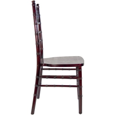 Flash Furniture Advantage Wood Chiavari Chair, Mahogany (WDCHIM)