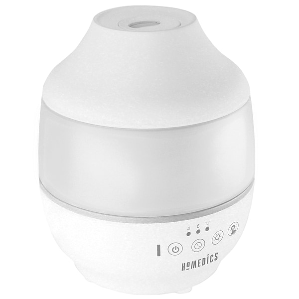 HoMedics TotalComfort Ultrasonic Cool Mist Tabletop Humidifier, .5-Gallon,  White (HMDUHECM18WMT) | Quill.com