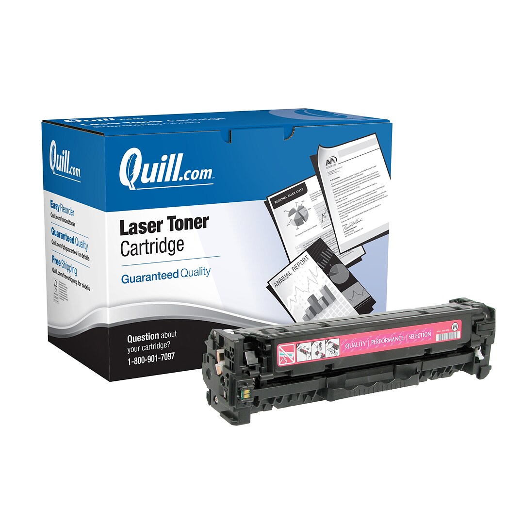 Quill Brand® HP 305 Remanufactured Magenta Laser Toner Cartridge, Standard  Yield (CE413A) (Lifetime | Quill.com