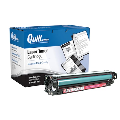Quill Brand® Remanufactured Magenta Standard Yield Toner Cartridge Replacement for HP 651A (CE343A) (Lifetime Warranty)