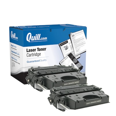 Quill Brand® Remanufactured Black High Yield Toner Cartridge Replacement for HP 80X (CF280XD), 2/Pac