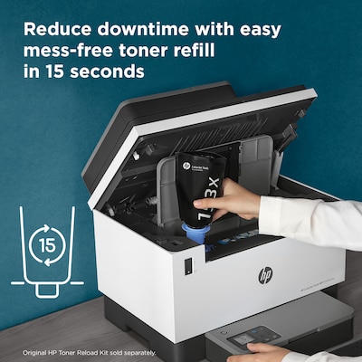 HP LaserJet Tank MFP 2604sdw Wireless Black & White Refillable Laser Printer  Prefilled with Up to 2 | Quill.com
