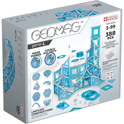 Geomag Pro-L Building Sets, 388 Pieces/Pack (GMW194)