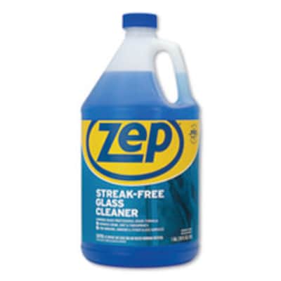 Zep Streak-Free Glass Cleaner, Pleasant Scent, 1 gal Bottle (ZPEZU1120128EA)
